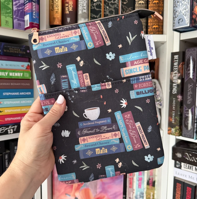 All the Romance Tropes Zippered Book Sleeve (Small)