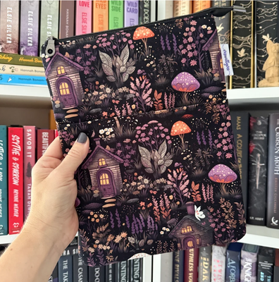 Fairy Garden Zippered Book Sleeve (Large)