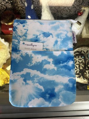 In the Clouds - Zippered Book Sleeve (Small)