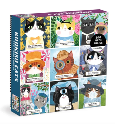 Bookish Cats 500 Piece Puzzle