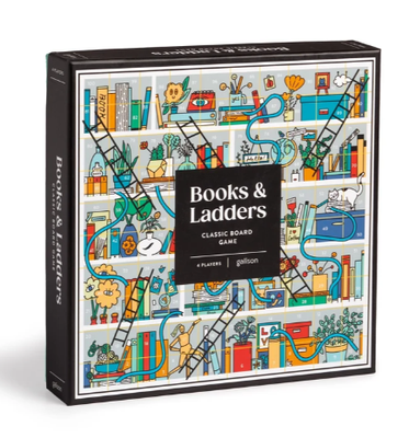 Books and Ladders Classic Board Game