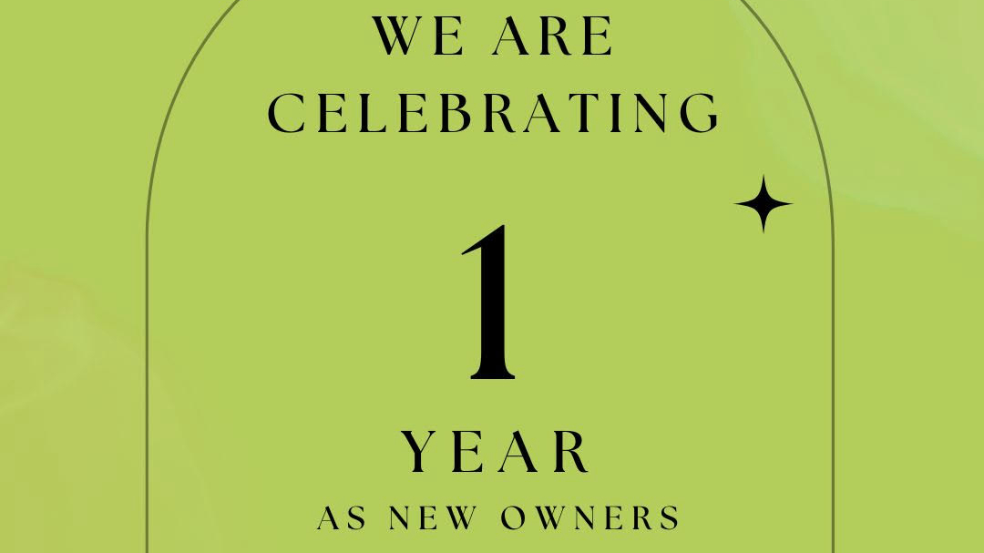 1 Year Ownership Celebration