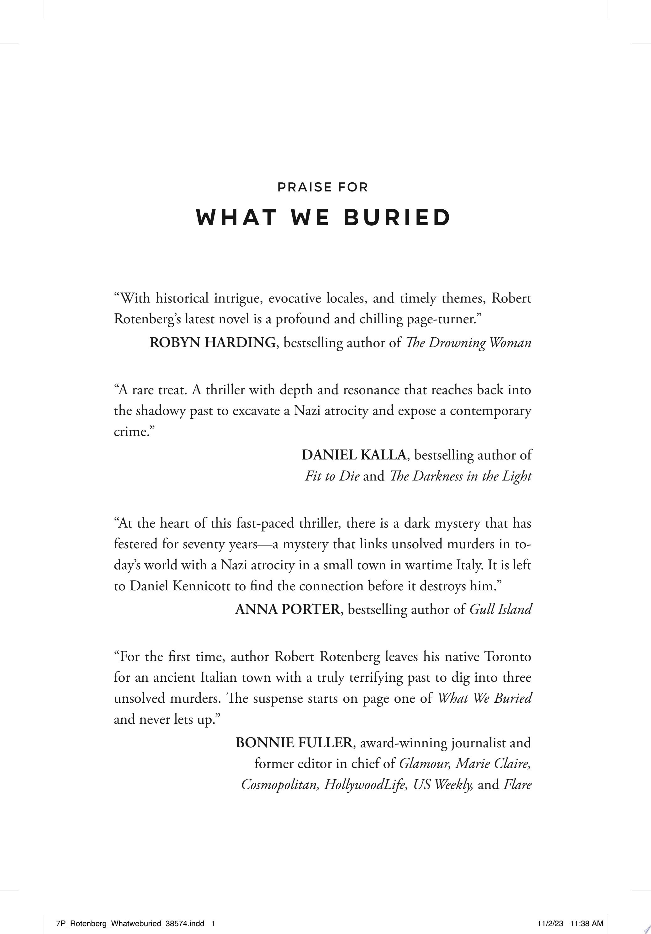 What We Buried