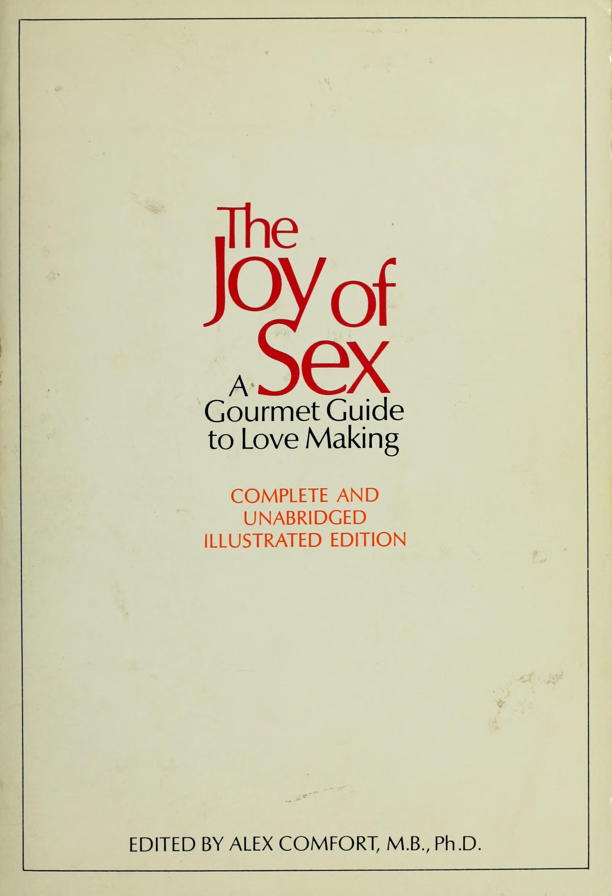 The Joy of Sex A Cordon Bleu Guide to Lovemaking