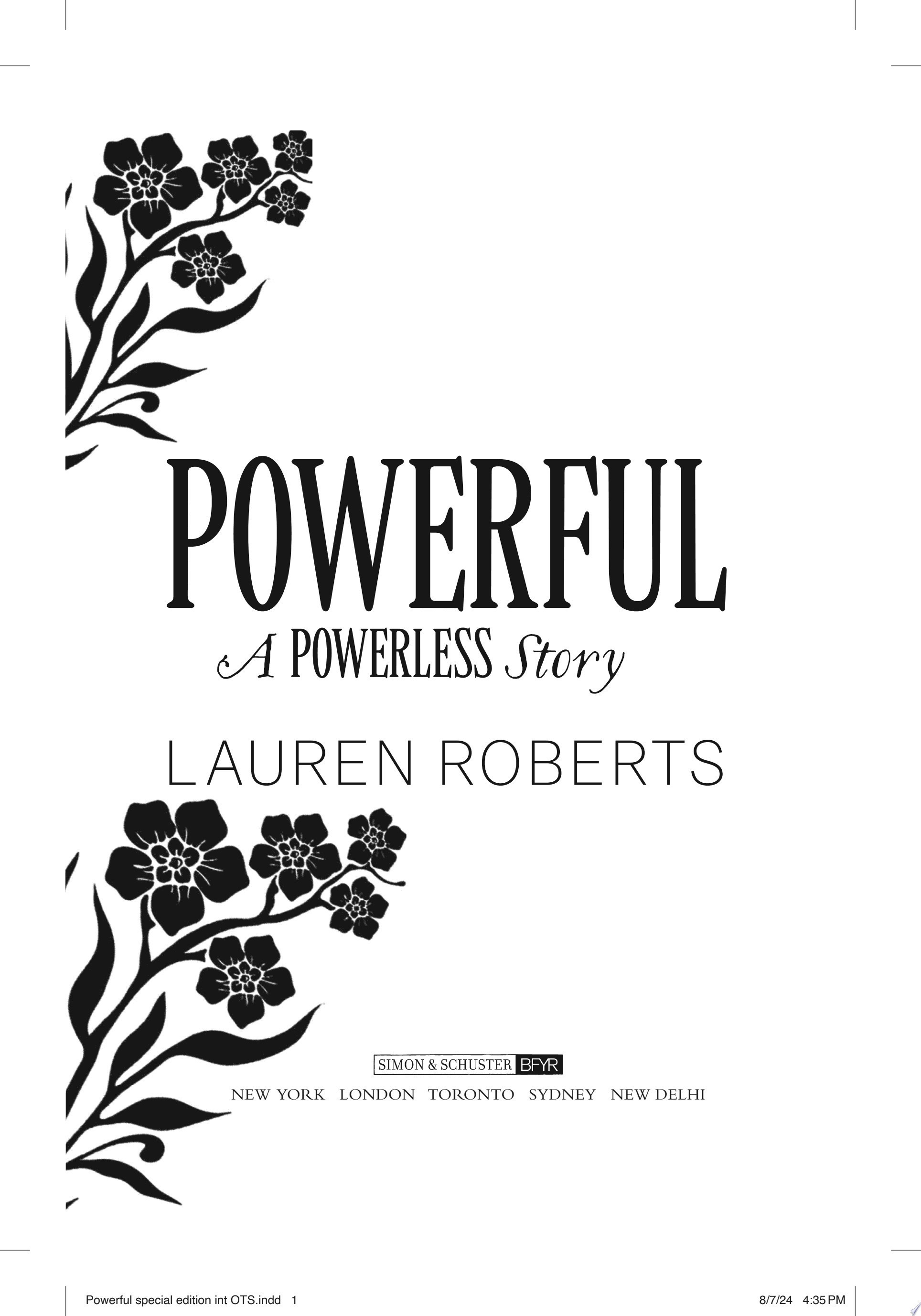 Powerful (Special Edition) A Powerless Story