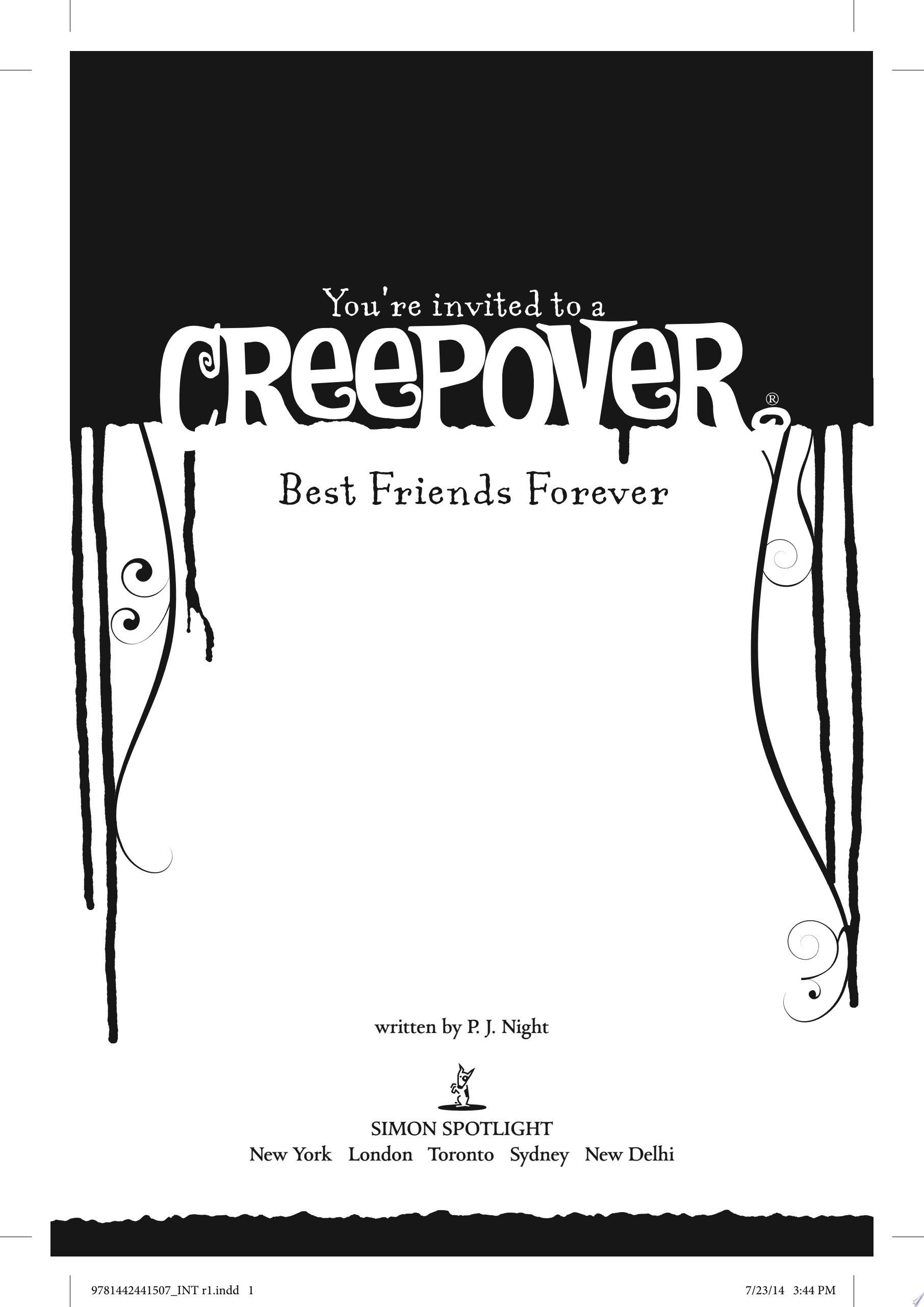 Best Friends Forever (6) (You're Invited to a Creepover)
